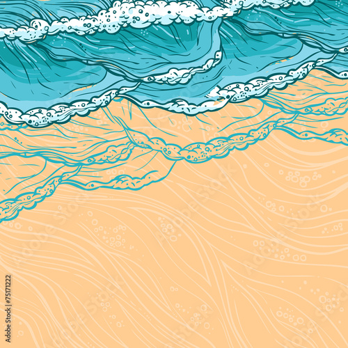 Sea waves background