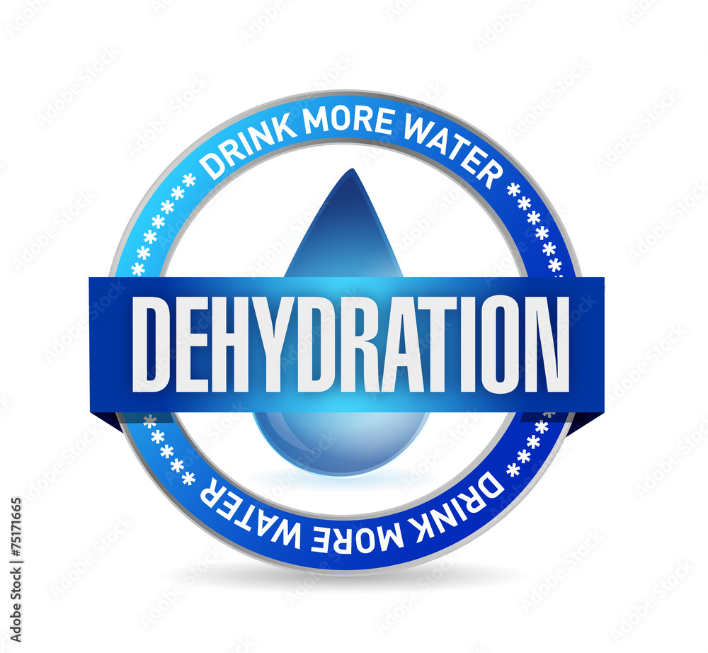 dehydration stamp illustration design dehydration stamp illustration design