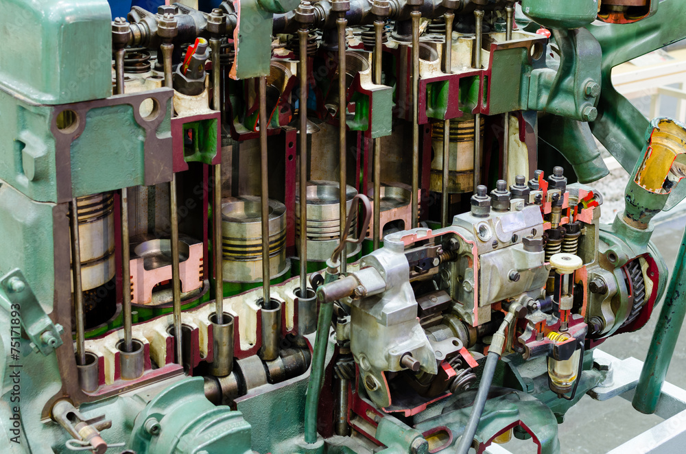 Panzer-Motor 3 Stock-Foto | Adobe Stock