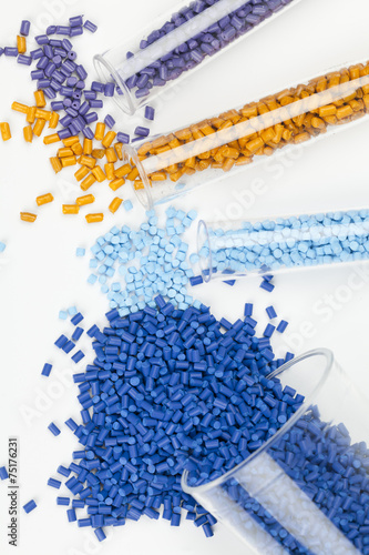 Obraz na płótnie plastic granules