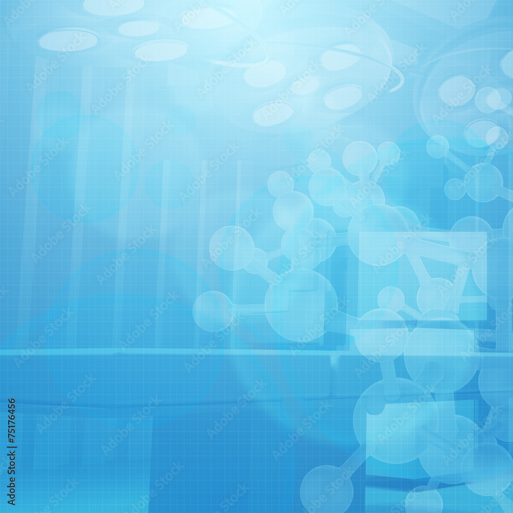 Abstract molecules medical background Abstract molecules medical background