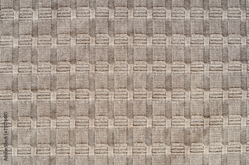 Gray checkered fabric