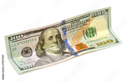 One hundred dollars banknotes