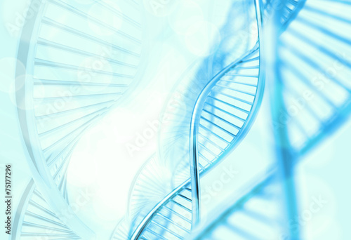 a dna in medical  background