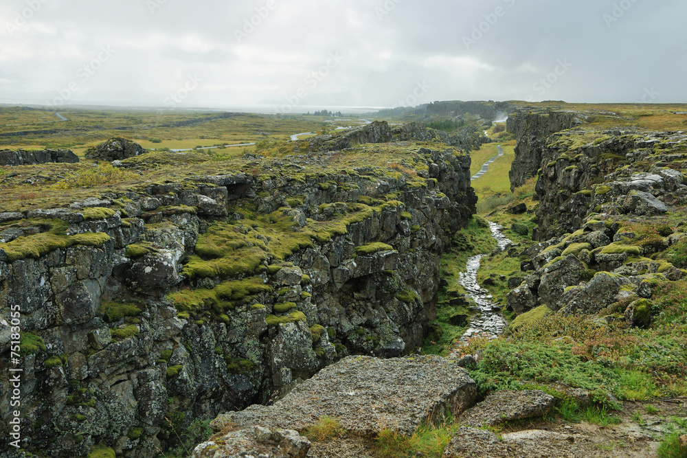 Pingvellir national park in Iceland