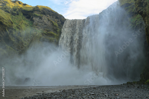 Skogarfoss waterfall, Iceland.