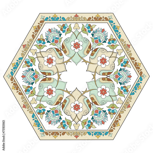 artistic ottoman pattern series four