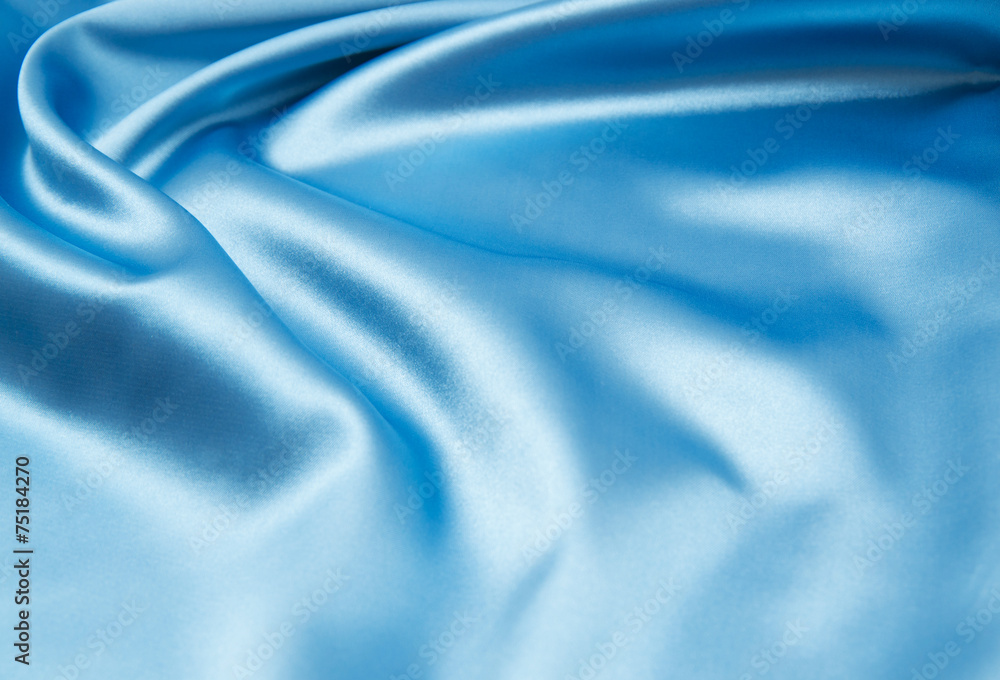 Obraz premium blue satin