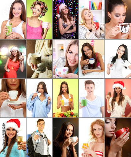 Collage of people with diff...