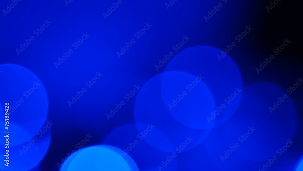 Blue motion lights background Blue motion lights background