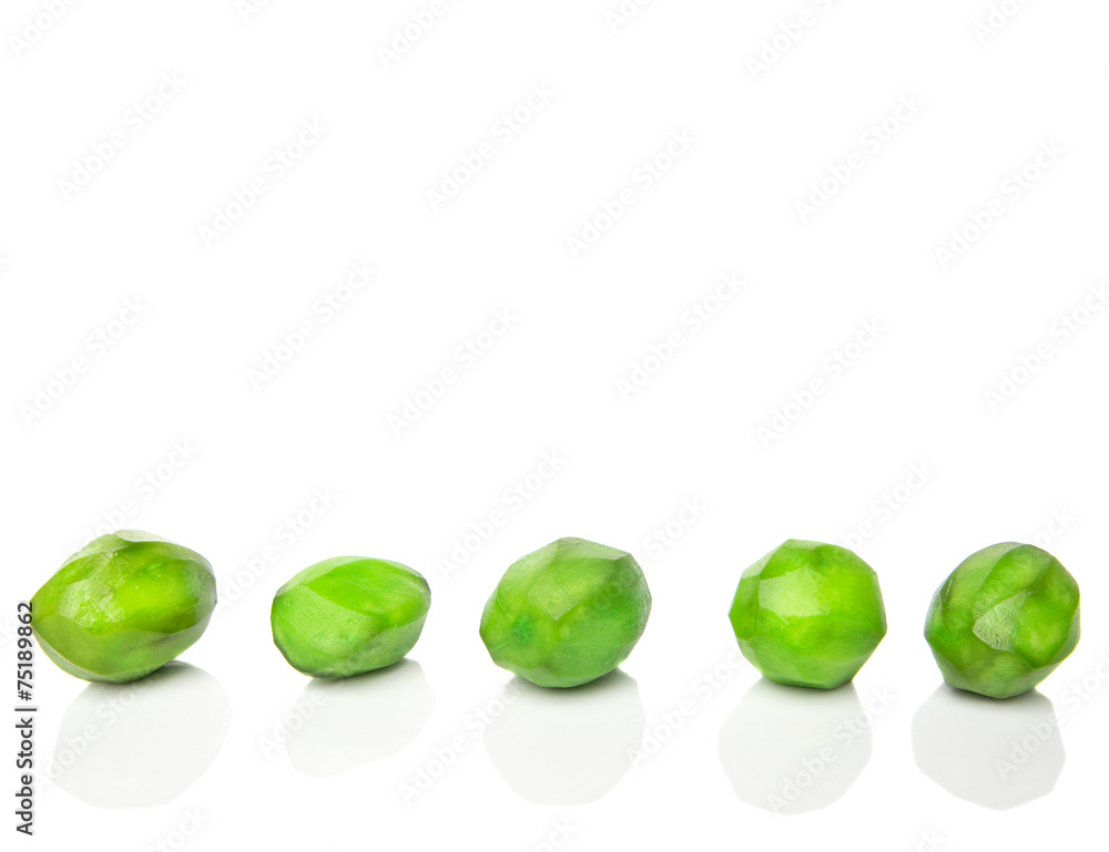 Pickled mango fruit over white background Pickled mango fruit over white background