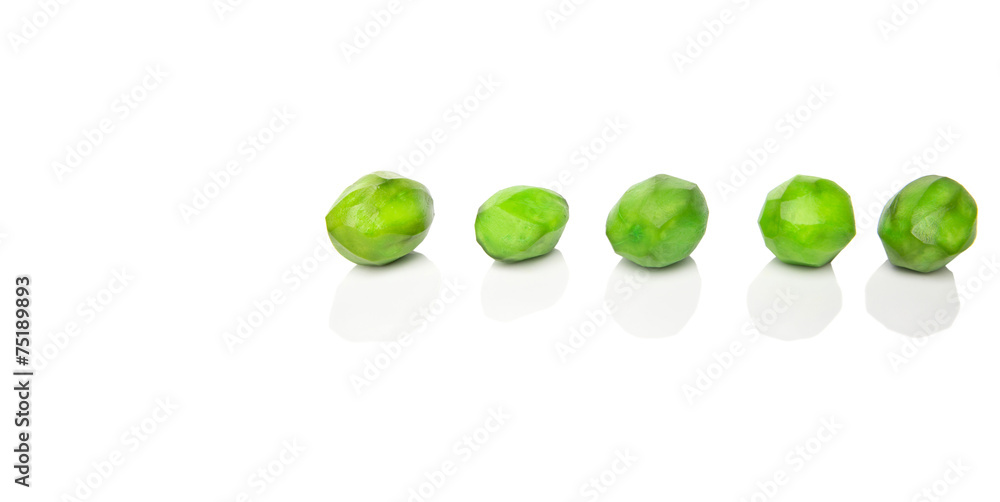 Pickled mango fruit over white background Pickled mango fruit over white background