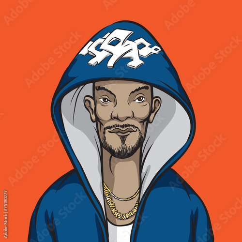 cartoon hip-hop performer
