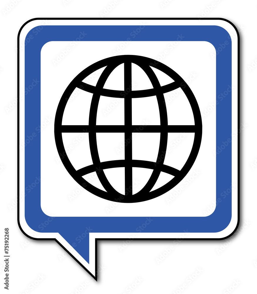 Logo globe. Logo globe.