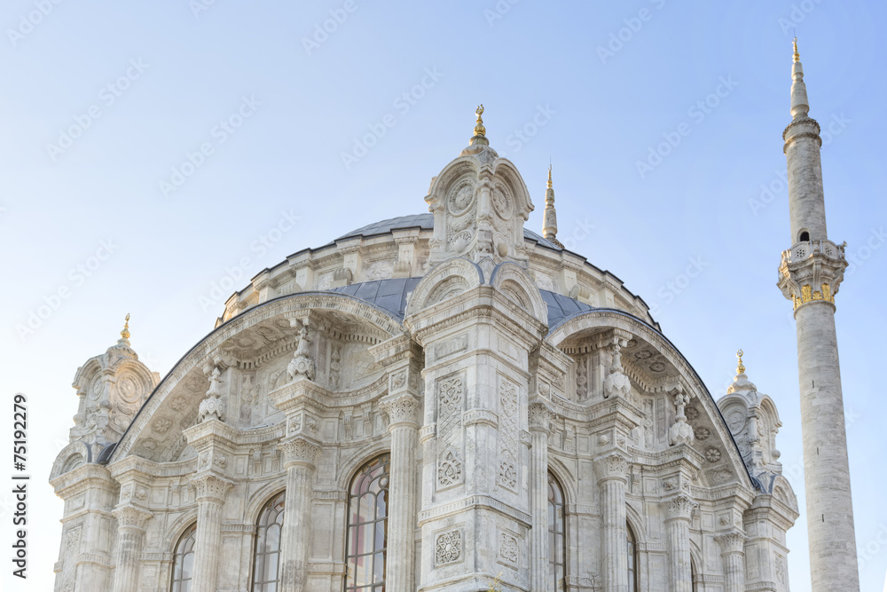 Obraz premium Detail From Ortakoy Mosque, Istanbul, Turkey