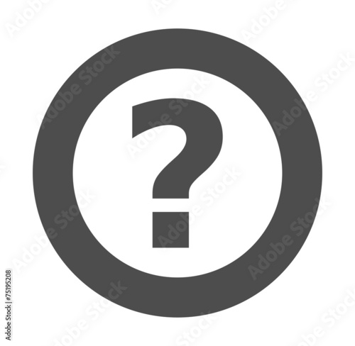 question mark gray