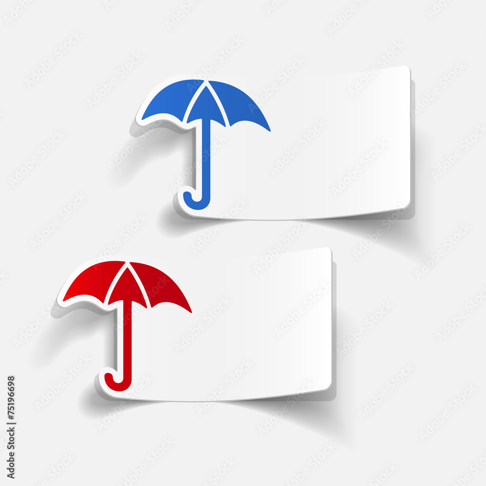 Obraz premium realistic design element: umbrella