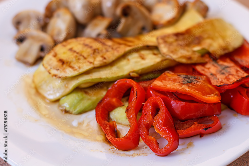 Grilled Tasty Vegetables Grilled Tasty Vegetables