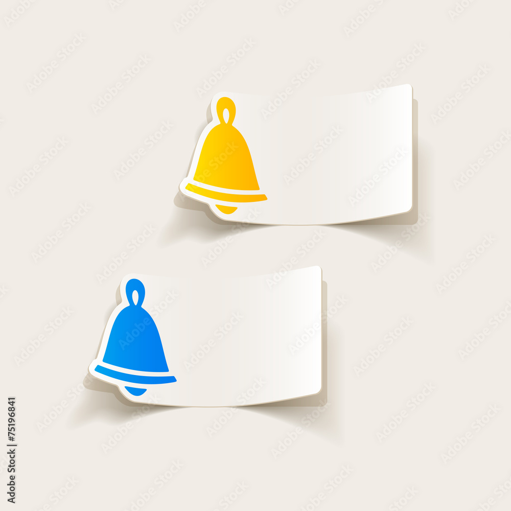 realistic design element: christmas bell realistic design element: christmas bell