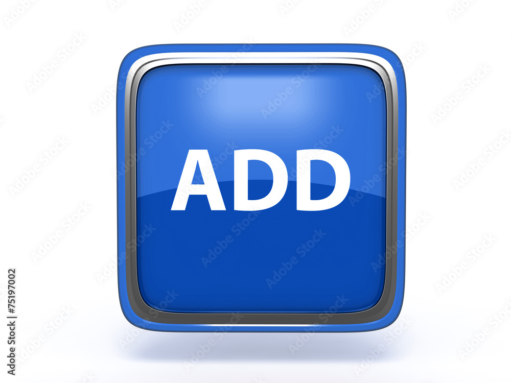 add square icon on white background add square icon on white background