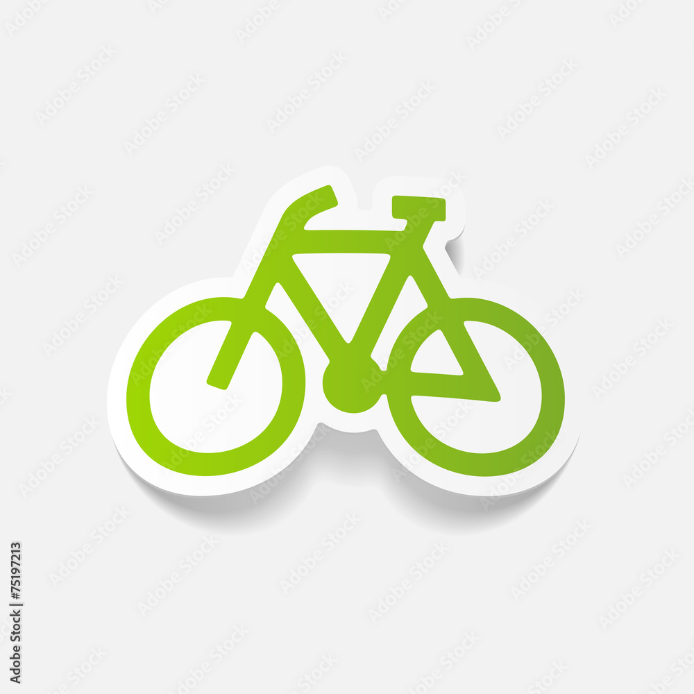 realistic design element: bicycle realistic design element: bicycle