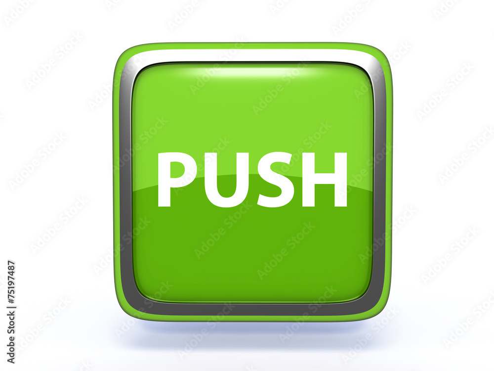 push square icon on white background push square icon on white background