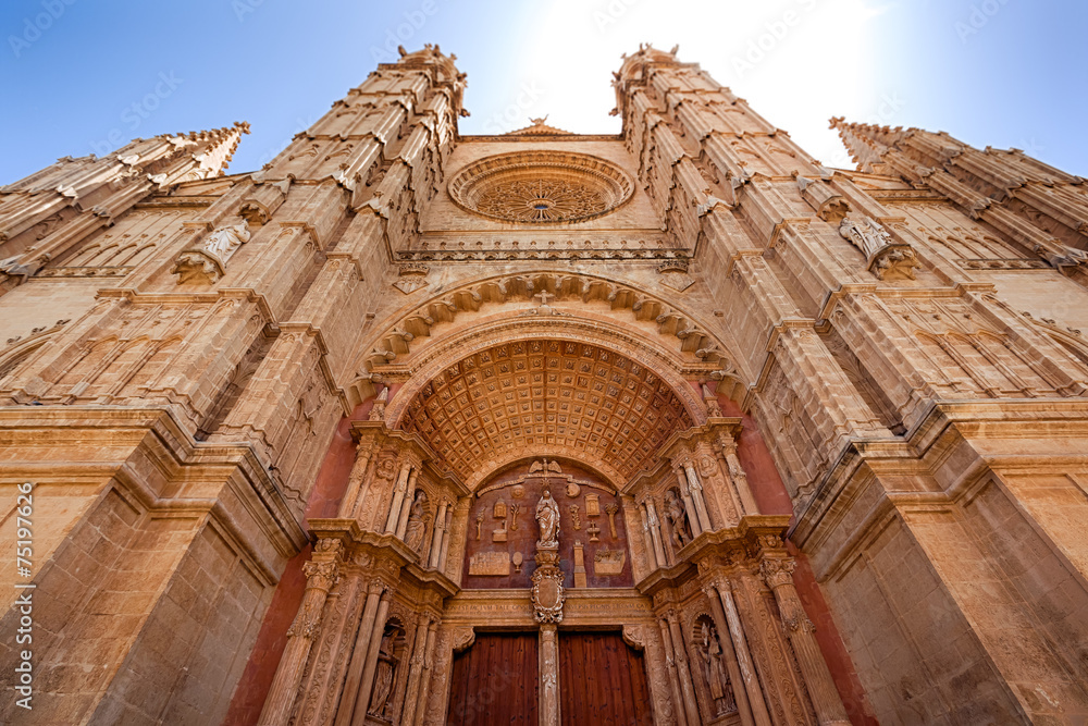 La seu Cathedral and Almudaina in Palma de Mallorca