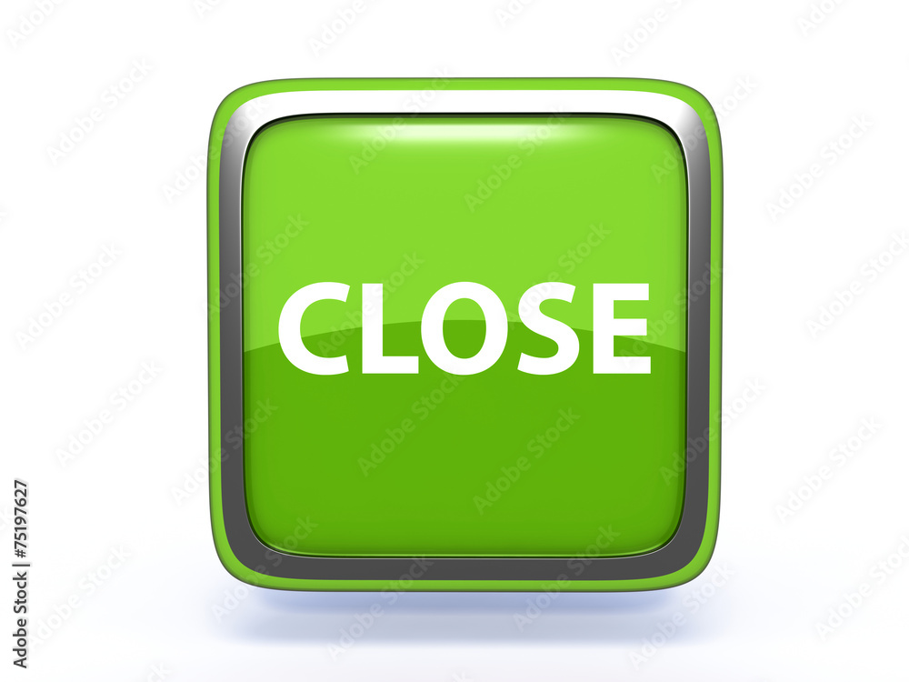 close square icon on white background close square icon on white background
