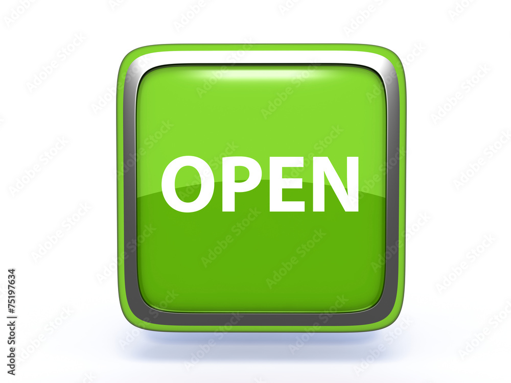 open square icon on white background open square icon on white background