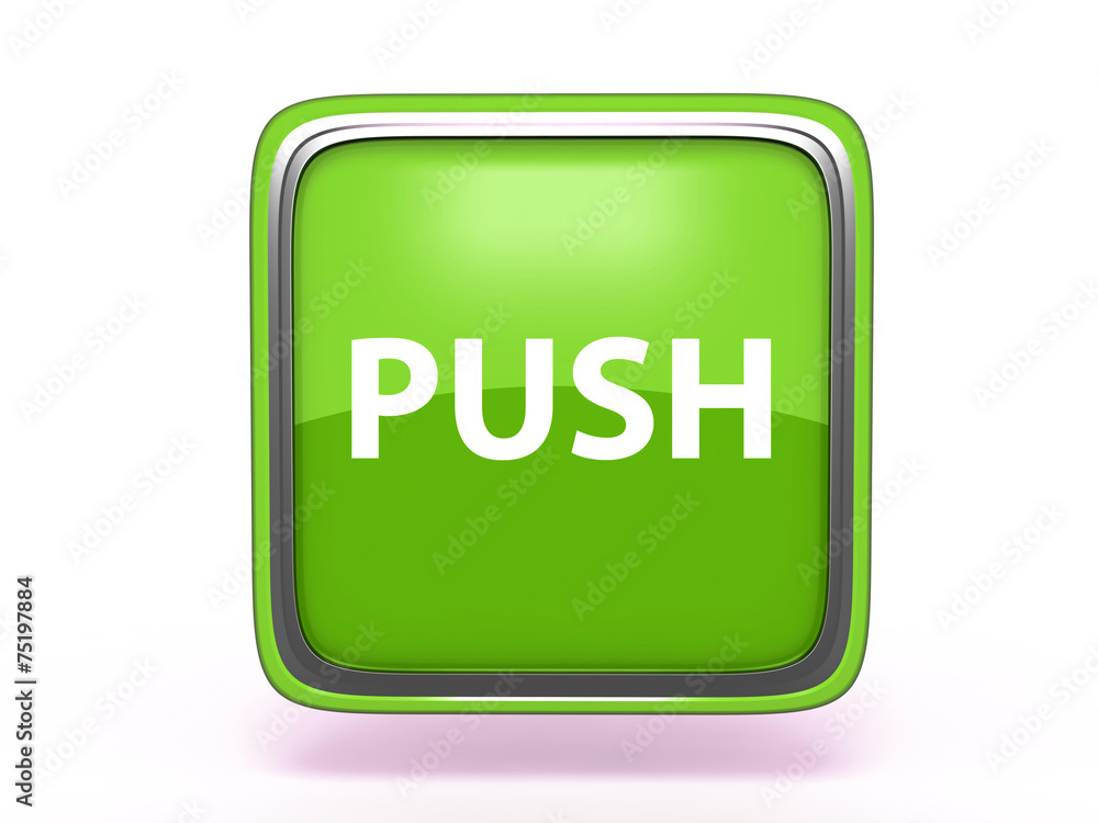 push square icon on white background push square icon on white background