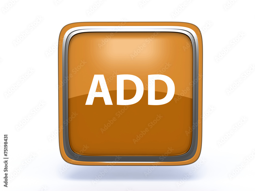 add square icon on white background add square icon on white background