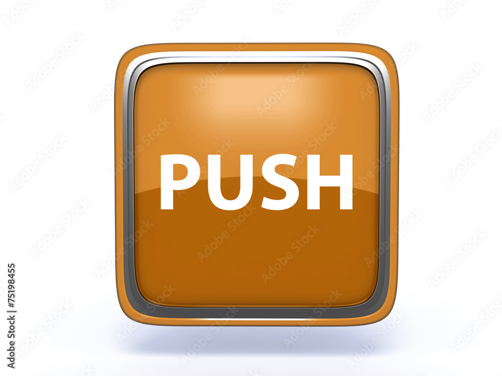 push square icon on white background push square icon on white background