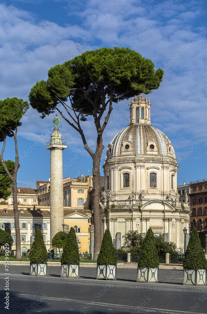 Naklejka premium Church of the Most Holy Name of Mary, Roime