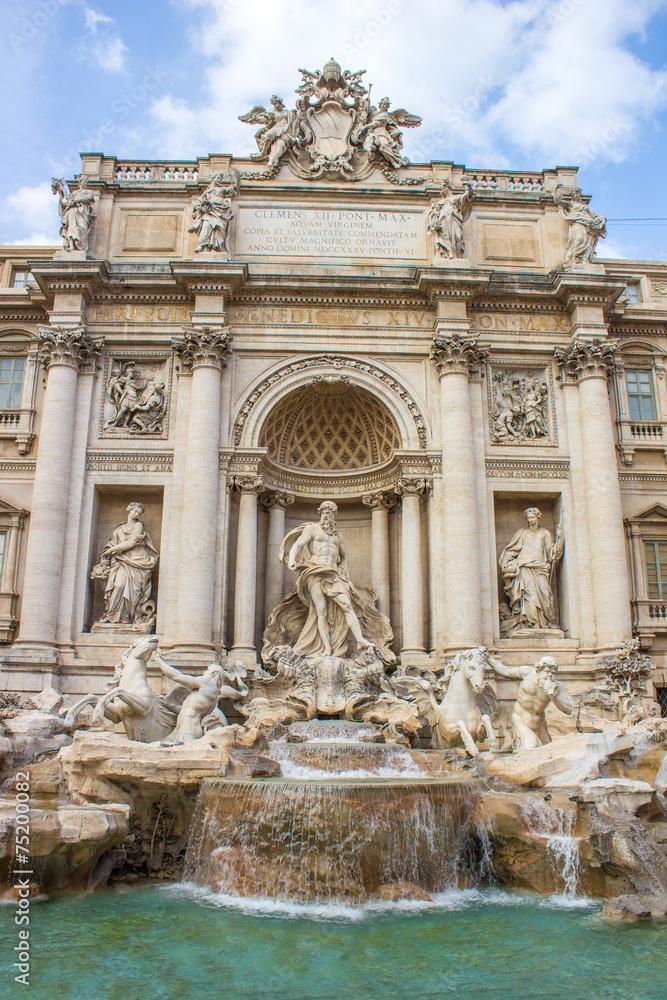 Fontana di Trevi (Trevi Brunnen, Trevi Fountain) Rome
