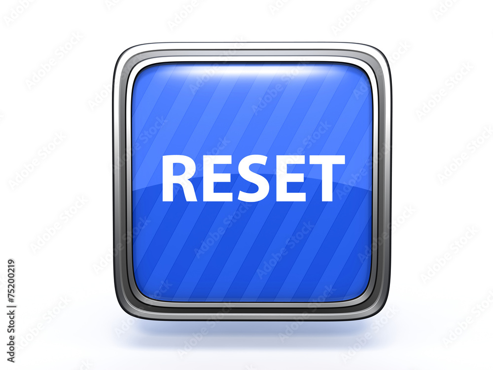 reset square icon on white background reset square icon on white background