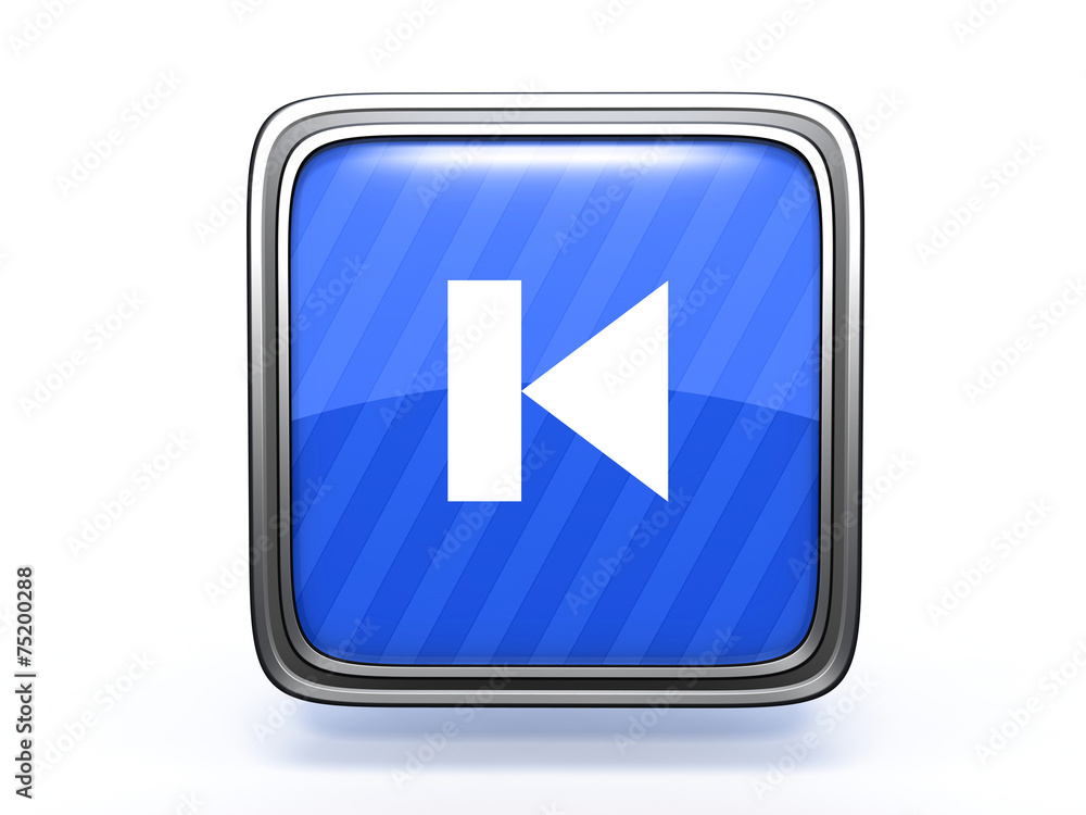 prev square icon on white background prev square icon on white background