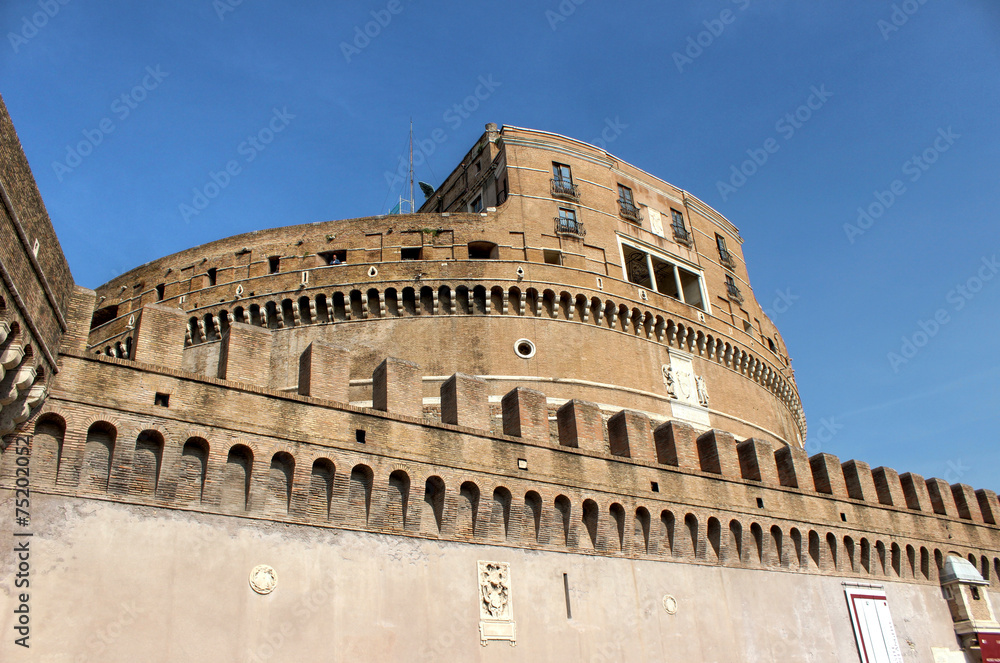 Castel Sant'Angelo (Mole Adriana, Engelsburg) e Roma