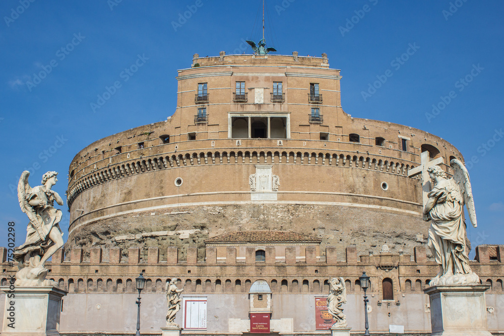 Castel Sant'Angelo (Mole Adriana, Engelsburg) e Roma