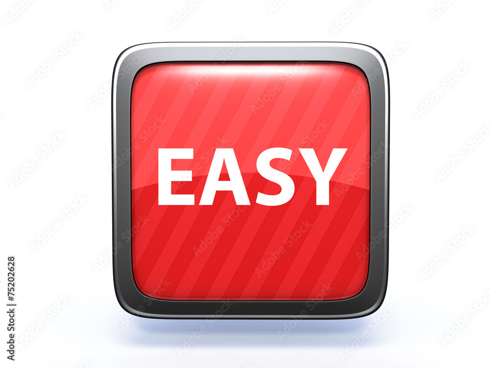 easy square icon on white background easy square icon on white background