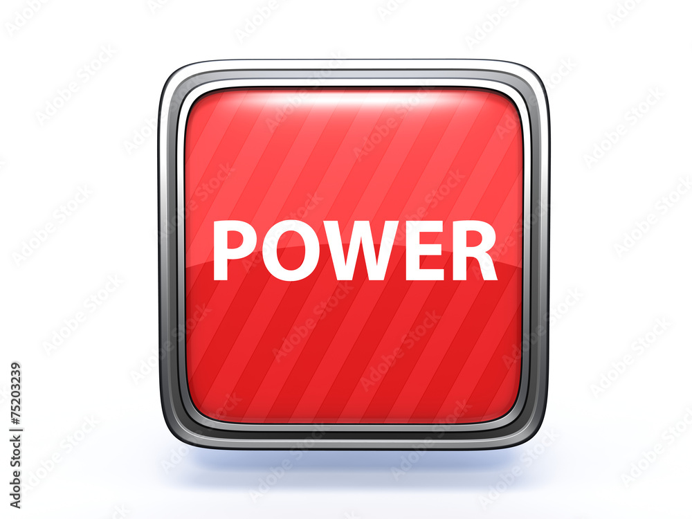 power square icon on white background power square icon on white background