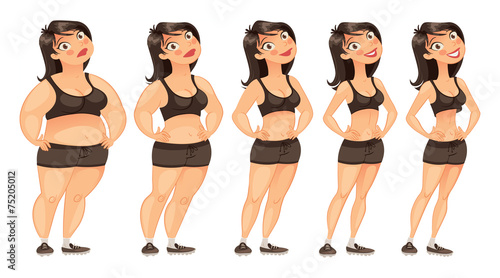 Stages of weight loss