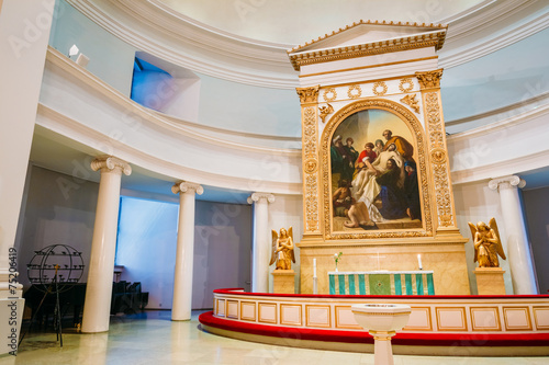 Classical Interior Of Helsinki Cathedral