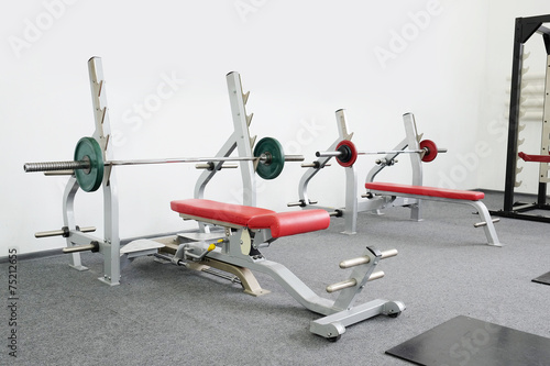 Gym apparatus in gym hall