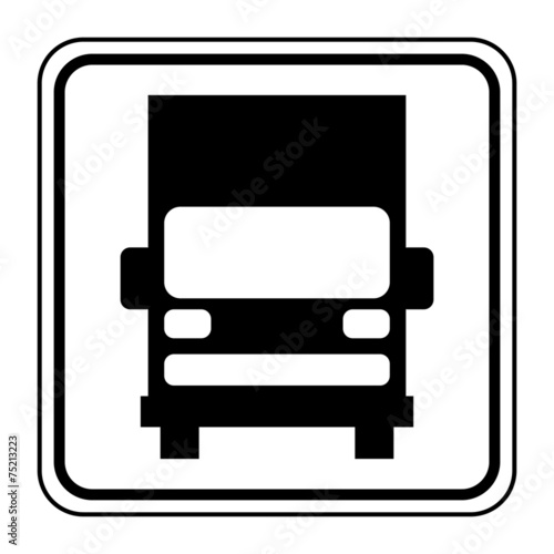 Logo transport. Camion.
