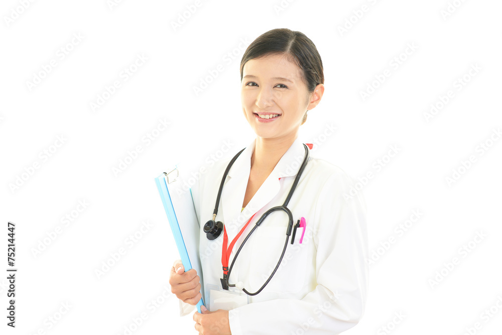 笑顔の女医 笑顔の女医