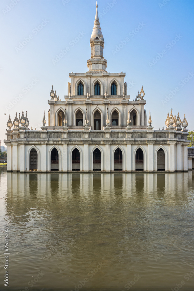 The pavilion designed in ancient Thai architecture