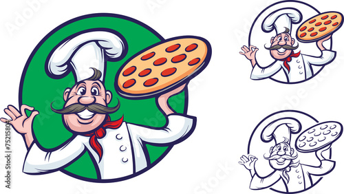 funny pizza chef