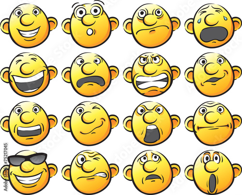 Set of Smileys