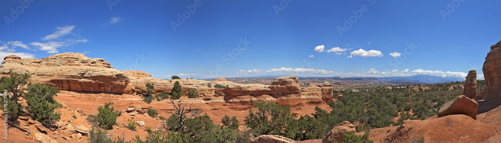Panorama of Lanscape in Arches National Park