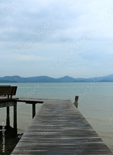 The  Beach Landscape view on Vacation trip